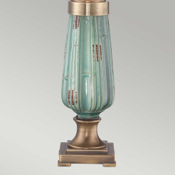 Lampa stołowa Monteverde - 1 źródło światła - Zielony, postarzany mosiądz QZ-MONTEVERDE