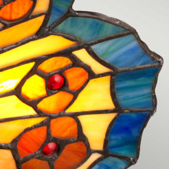 Mała lampa stołowa Butterfly - 1 źródło światła - Architektoniczny brąz QZ-OBUTTERFLY-TL