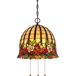 Lampa wisząca Rosecliffe - 3 źródła światła - Imperialny brąz QZ-ROSECLIFFE-P