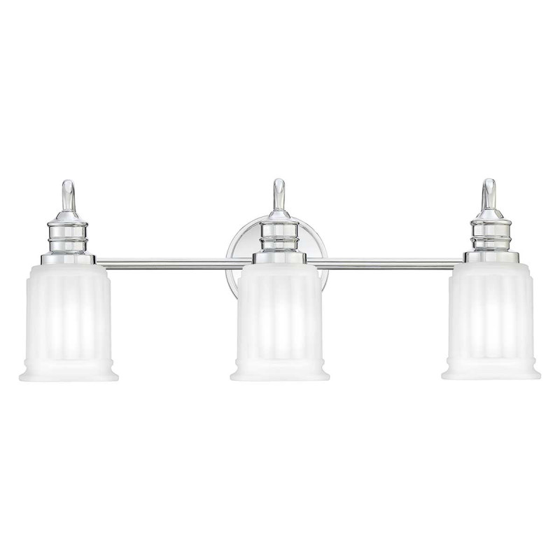 Kinkiet Swell - 3 źródła światła - Polerowany chrom QZ-SWELL3-PC-BATH