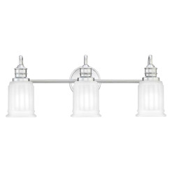 Kinkiet Swell - 3 źródła światła - Polerowany chrom QZ-SWELL3-PC-BATH