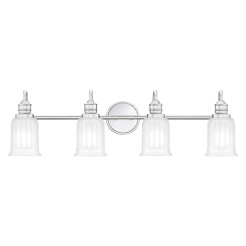 Kinkiet Swell - 4 źródła światła - Polerowany chrom QZ-SWELL4-PC-BATH