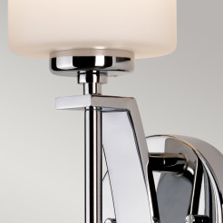 Duży kinkiet Taylor - 1 źródło światła - Polerowany chrom QZ-TAYLOR1L-BATH
