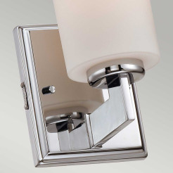 Mały kinkiet Taylor - 1 źródło światła - Polerowany chrom QZ-TAYLOR1S-BATH