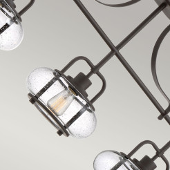 Lampa wyspowa Trilogy - 3 źródła światła - Postarzany brąz QZ-TRILOGY-ISLE-OZ