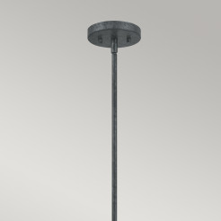 Lampa wisząca Vanguard - 3 źródła światła - Postarzana czerń QZ-VANGUARD-3P-OK