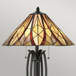 Lampa stołowa Victory - 2 źródła światła - Ciemnobrązowy QZ-VICTORY-TL
