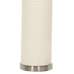 Lampa stołowa Ripple - 1 źródło światła - Biały - Biały abażur RIPPLE-TL-WHT