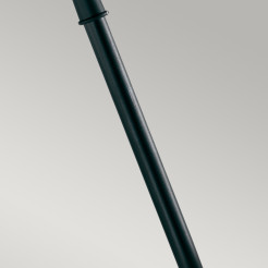Latarnia słupkowa Shannon - 1 źródło światła - Czarny SHANNON-PILLAR