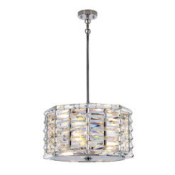Lampa wisząca Shoal - 4 źródła światła - Polerowany nikiel SHOAL-4P