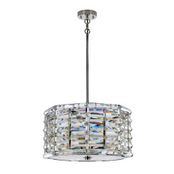 Lampa wisząca Shoal - 4 źródła światła - Polerowany nikiel SHOAL-4P
