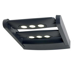 Latarnia naścienna LED Sigmund 6W - Grafitowy SIGMUND-6W