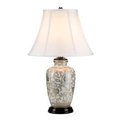Lampa stołowa Silverthistle - 1 źródło światła - Biały, srebrny SILVERTHISTLE-TL
