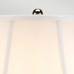 Lampa stołowa Silverthistle - 1 źródło światła - Biały, srebrny SILVERTHISTLE-TL