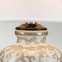 Lampa stołowa Silverthistle - 1 źródło światła - Biały, srebrny SILVERTHISTLE-TL