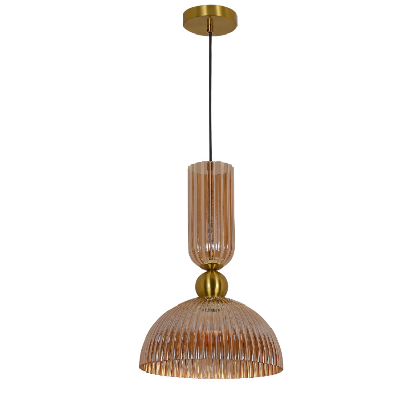 1 wisząca duża Bursztynowa LP-939/1P L amber