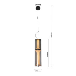 Lampa wisząca 2 dymna LED CCT LP-2137/2P SM