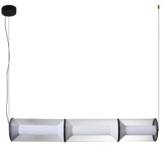 Lampa wisząca 3 linia transparent LED CCT LP-2137/3L TR
