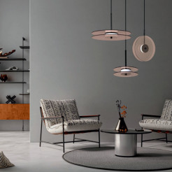 Wisząca lampa pionowa dymna LED CCT LP-3176/1V SM