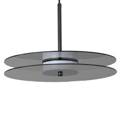 Wisząca lampa duża dymna LED CCT LP-3176/1P L SM