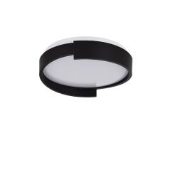 Plafon 38 cm czarny LED CCT LP-1453/1C-38 BK