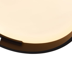 Plafon 38 cm czarny LED CCT LP-1453/1C-38 BK