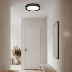 Plafon czarny LED CCT LP-9587/1C-40 BK