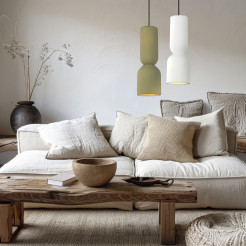 Lampa wisząca czerwona LP-0309/1P Red