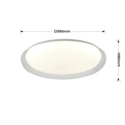 Plafon Trego 40 cm biały LED CCT LP-9465/1C-40 WH