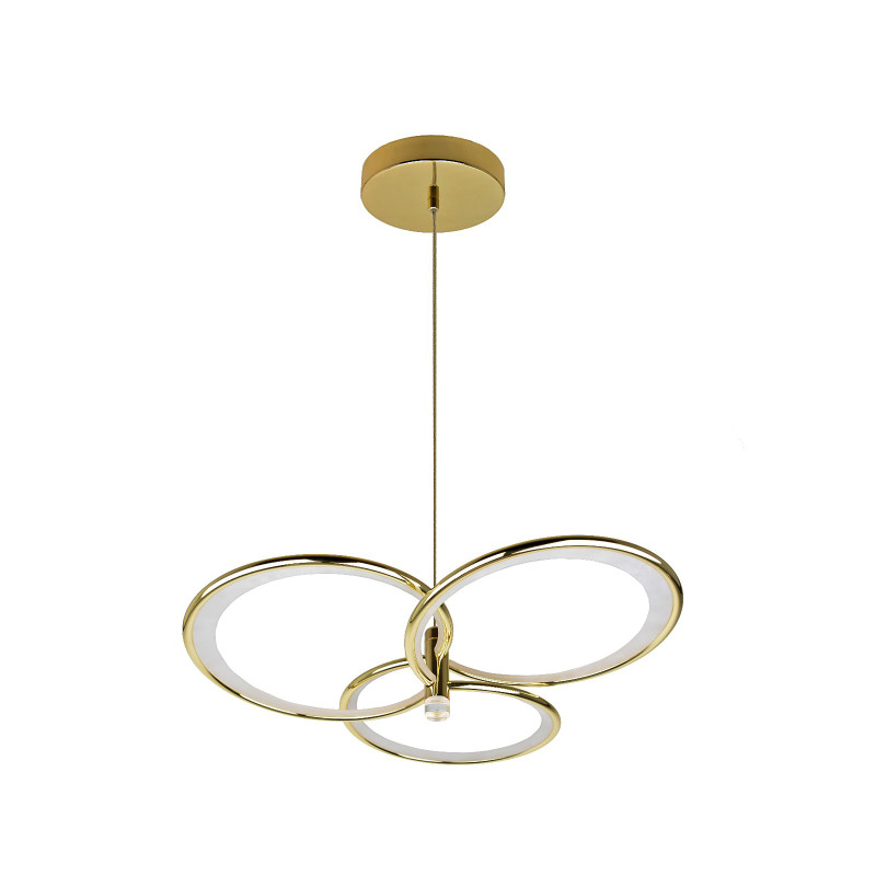 3 Wisząca złota LED LP-4852/3P GD