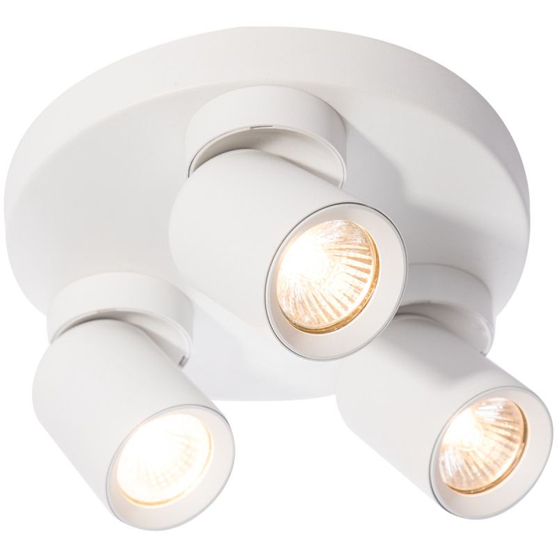 Plafon biały 3xGU10 LP-6398/3C Round WH