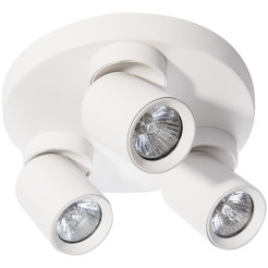 Plafon biały 3xGU10 LP-6398/3C Round WH