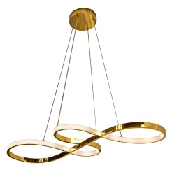 Lampa wisząca 50 cm złota LED CCT LP-1982/1P GD