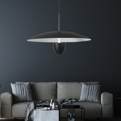 Lampa wisząca L czarna LED CCT LP-0408/1P L BK