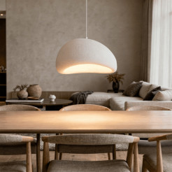 Lampa wisząca 40cm biała LP-0030/1P 40cm WH