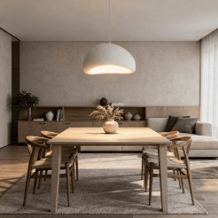 Lampa wisząca 50cm biała LP-0030/1P 50cm WH