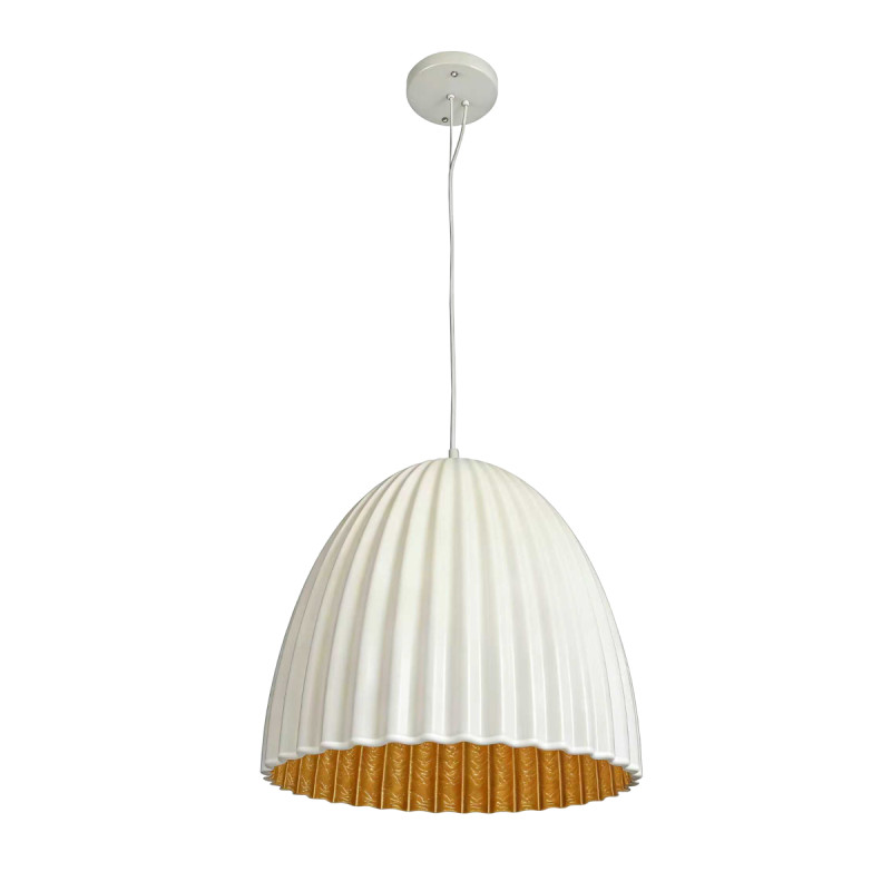 Lampa wisząca 50 cm biały LP-0809/1P WH