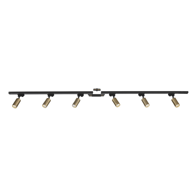 3022 ZESTAW 6 SZYNOPRZEWODY BLACK/GOLD JEDNOOBWODOWY