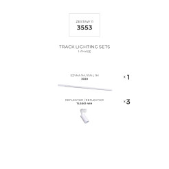3553 ZESTAW 11 SZYNOPRZEWODY WHITE JEDNOOBWODOWY