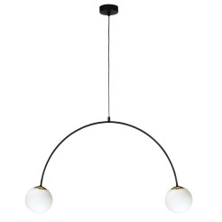 1222 BOW LAMPA WISZĄCA CZARNY