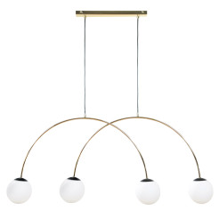 1219 BOW LAMPA WISZĄCA ZŁOTY