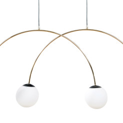 1219 BOW LAMPA WISZĄCA ZŁOTY
