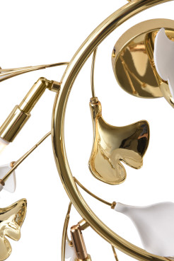 MX2858-6-EGN LEAF LAMPA SUFITOWA ZŁOTA\GOLD