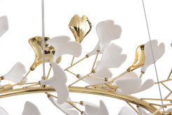 MD2858-6AS-G LEAF LAMPA WISZĄCA ZŁOTA\GOLD
