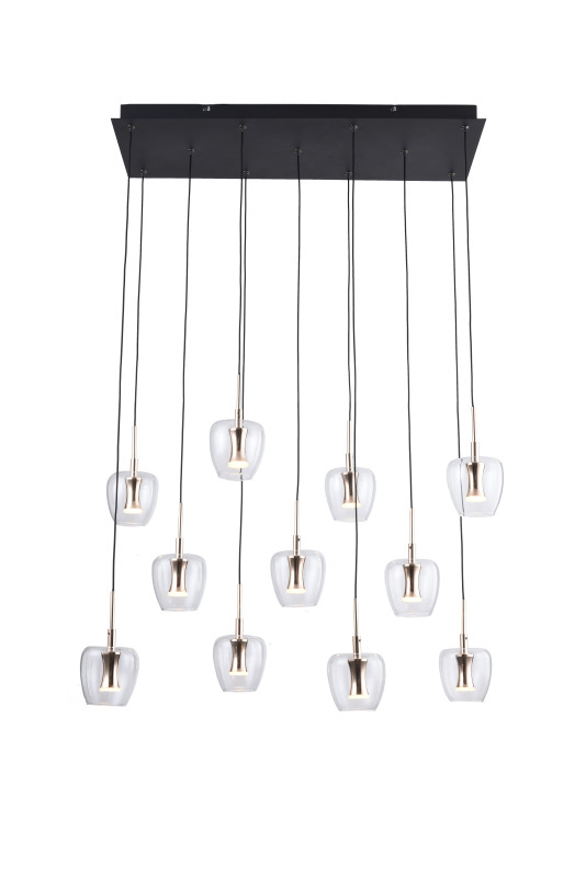 MD2291-11B-3BGT NELSON LAMPA WISZĄCA CZARNO-ZŁOTA/BLACK-GOLD