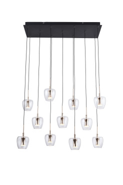 MD2291-11B-3BGT NELSON LAMPA WISZĄCA CZARNO-ZŁOTA/BLACK-GOLD