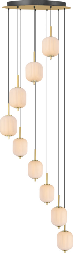 DU31288/55W AKARI LAMPA WISZĄCA ZŁOTA/GOLD