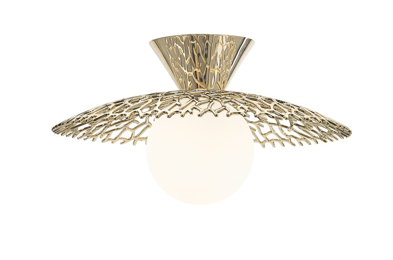 A0600-01C-F7AA NICOSIA LAMPA SUFITOWA ZŁOTA/FRENCH GOLD