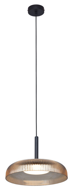 P230757601 SOLVIA LAMPA WISZĄCA CZARNA/BLACK