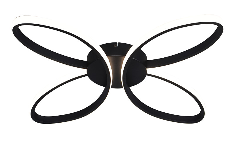 C241060002 ROSENTRA LAMPA SUFITOWA CZARNA/BLACK